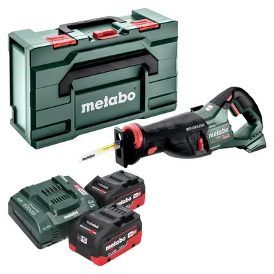 Produktbild von Metabo SSEP 18 LT BL Akku Säbelsäge 18 V 32 mm Brushless + 2x LiHD Akku 5,5 Ah + Ladegerät + Metabox