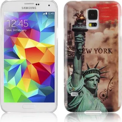 Produktbild von Cadorabo Hülle für Samsung Galaxy S5 / S5 NEO Schutz Hülle in Braun Hard Case Schutzhülle Handyhülle Cover Etui