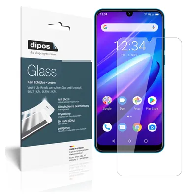 Produktbild von 1x Schutzfolie für Beafon M6 - Anti-Shock 9H Folie dipos Glass Kunststoffglas