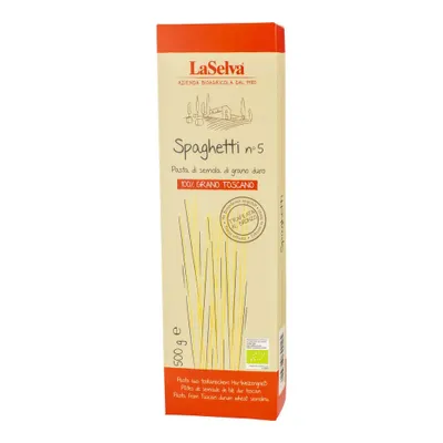 Zdjęcie produktu dla Makaron - Spaghetti n° 5 semolina z pszenicy durum Toskania 500g