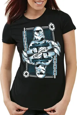 Produktbild von style3 Trooper Damen T-Shirt stormtrooper imperium sturmtruppen, Größe:2XL
