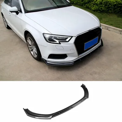 Für Audi A3 8V 2016- Spoilerlippe Frontspoiler Lippe Cup Spoiler Carbon Optik in der Farbe Carbon von Goingfast