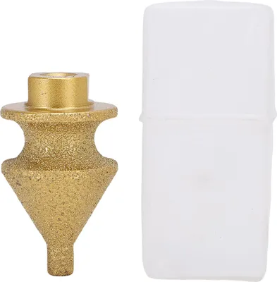 Immagine prodotto di Punta svasata a gradini, saldata con smeriglio, 10–38 mm, alesatore conico multistrato per metallo, legno, calcestruzzo, piastrelle, marmo, pietra artificiale