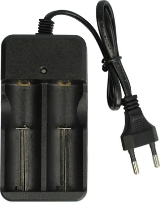 Produktbild von vhbw 2-Fach Akku-Ladegerät kompatibel mit L123A Li-Ion - Akkuzellen, Haushaltsbatterien