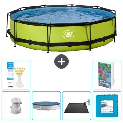 Immagine prodotto di Piscina gonfiabile rettangolare - 360x76 cm - Set da 5 pezzi - Modello S273