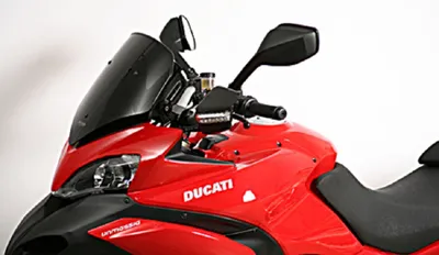 Obrázok produktu pre MRA športové čelné sklo, vhodné pre DUCATI Multistrada 1200, čierne, 09-12, krátke