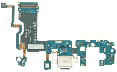 Produktbild von Samsung Galaxy S9 Plus (SM-G965F) Lade Anschluss Buchse Eingang USB-C Mikrofon Flex Kabel