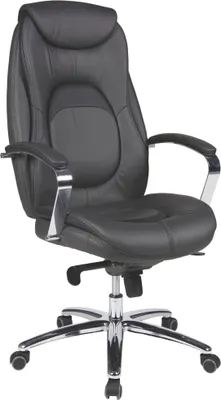 Produktbild von Chefsessel >Mattes< belastbar bis 150kg, Anthrazit / Schwarz - 65x120x65cm (BxHxT)