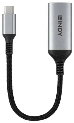 Produktbild von Lindy 43428, 0,15 m, USB Typ-C, HDMI, Männlich, Weiblich, Gerade