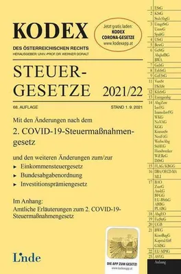 Produktbild von KODEX Steuergesetze 2021/22