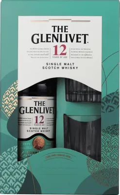 Produktbild von Glenlivet 12 Jahre Geschenkset