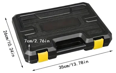 Produktbild von Handwerkzeug-Set für Haushalt und Auto - 88 Teile - Multifunktional - Für Metall - Mit Aufbewahrungskoffer - DIY