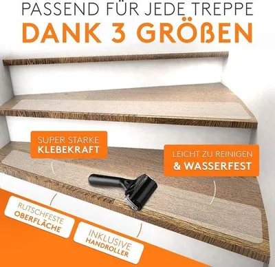 Produktbild von Famanu Antirutschstreifen für Treppen - Transparent
