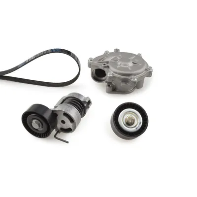 Produktbild von GATES KP116PK1873 Wasserpumpe + Keilrippenriemensatz für BMW 3 Touring (E91) 3 Limousine (E90) 3 Limousine (E46) 1 Schrägheck (E87) 5 Limousine (E60)