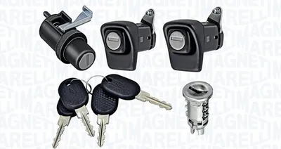 Zdjęcie produktu dla Zamek Drzwi Fiat Panda 10.80-07.04 Zestaw