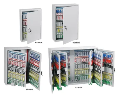 Zdjęcie produktu dla Phoenix Safe Co. KC0603K, Szary, 100 hak., Klucz, 380 x 80 x 550 mm