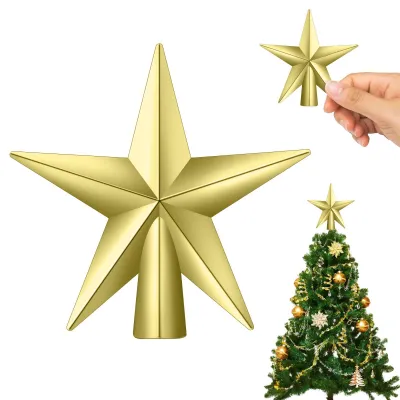 Mini-Weihnachtsbaumstern, 11 cm, Kunststoff, Dekoration