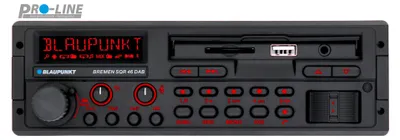 Obrázok produktu pre Blaupunkt Bremen SQR 46 DAB, retro rádio s digitálnym rádiom DAB+/Bluetooth/USB/AUX