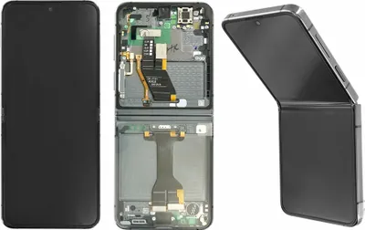 Produktbild von Display für Samsung Galaxy Z Flip5 SM-F731B LCD + Rahmen Graphit GH82-31827A
