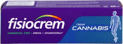 Produktbild von Fisiocrem Cream Cannabis beruhigt, entspannt und bringt der Haut Wohlbefinden und Linderung, 60 ml Creme