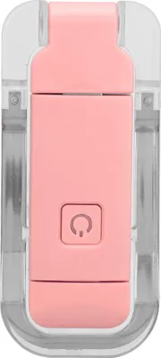 Obrázek produktu pro LED záložka Světlo USB dobíjecí 3 jas teplá bílá přenosná klip na čtení lampa pro noc růžová