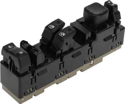 Produktbild von Autofensterschalter vorne links Fahrerseite Fenstersteuerungsschalter für Chevrolet Silverado 1500 2500 3500 Schwarz