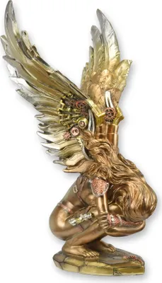 Produktbild von Steampunk-Figur Engel aus Kunstharz Replikat Retro Design Dekoration