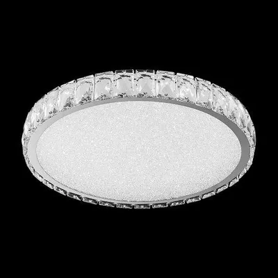 Zdjęcie produktu dla Lampa sufitowa LED GIRO 40W 3000K Ø 80cm chrom z kryształkami