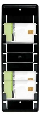 Produktbild von - - schwarz bis zu 10 Karten im Format 86 x 54 mm/Stempelkarte Stichkarte Zeiterfassung Chipkarten User Card