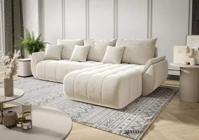 Produktbild von Sofa narożna z funkcją spania TOKYO R Monoligt 02 Prawa