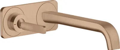 Image de hansgrohe AXOR Citterio E Mitigeur monocommande de lavabo encastré avec plaque pour montage mural, 36114310