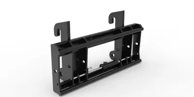 Produktbild von Adapter von Radlader auf Euroaufnahme, Euroadapter, Schnellwechsler - [ Ahlmann (50x50x424mm) hydraulischer Verriegelung ]