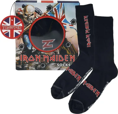Image de Iron Maiden Chaussettes Hommes Giftbox multicolore EU 40-46