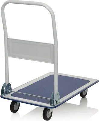 Obrázok produktu pre hjh OFFICE CARRY plošinový vozík Prepravný vozík z oceľového plechu