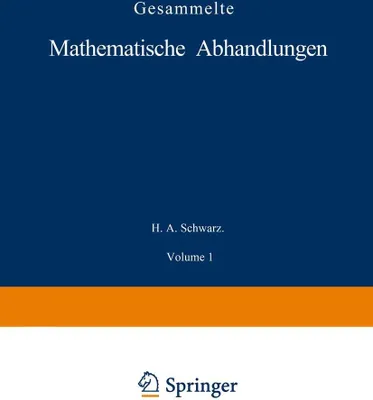 Produktbild von Gesammelte Mathematische Abhandlungen