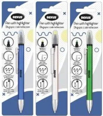 Immagine prodotto di Penna con evidenziatore in blister