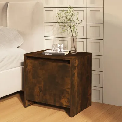 Produktbild von Nachttisch Räuchereiche 45x34x44,5 cm Holzwerkstoff , Nachttische & -schränke Design 2024