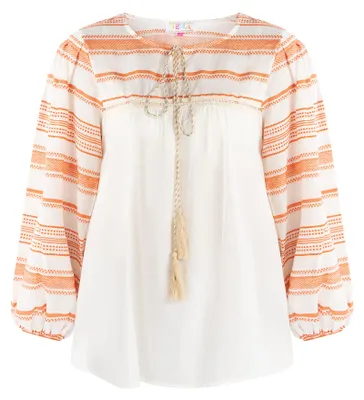 Produktbild von SIDONA Damen Bluse 29325646-SI01, Orange, XS