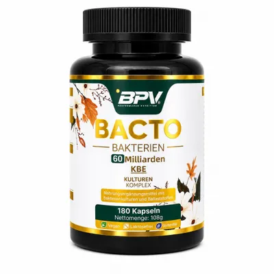 Productafbeelding van BPV BACTO capsules – 11 geselecteerde bacteriestammen plus inuline (180 capsules)