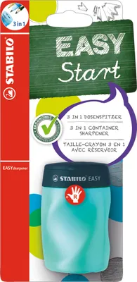 Produktbild von Ergonomischer Dosen-Spitzer für Rechtshänder - STABILO EASYsharpener - 3 in 1 - petrol