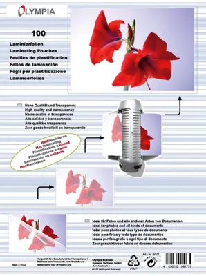 Produktbild von 100x 1-PACK Laminierfolien A5, 154 x 216mm, 2x 125 mic, Hochglanz