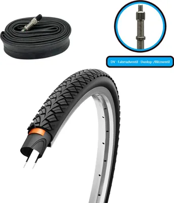 Produktbild von Fahrradreifen 28x1,50 Zoll 40-622 700x38c mit Pannenschutz inkl. DV Schlauch