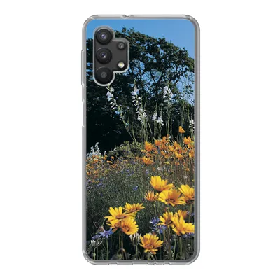 Produktbild von MuchoWow® Handyhülle Schutzhülle Hülle für Samsung Galaxy A32 5G Blumen - Natur - Farbe Silikon Softcase Handy Hülle - Softcase