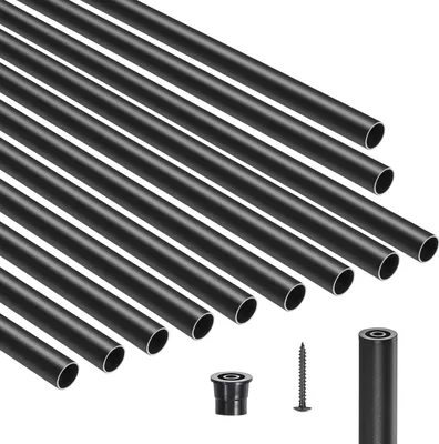 Zdjęcie produktu dla SucceBuy 101-pak 32" aluminiowych tralek schodowych z wrzecionami, śrubami i zaślepkami do tralek