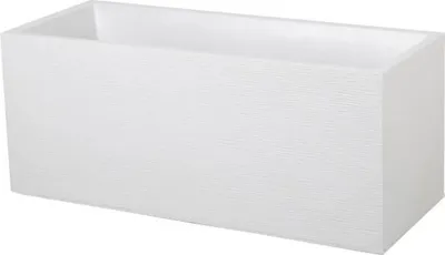 Image de Jardinière Graphit, 98 L, 99,5 x 39 x 43 cm, Blanc Cérusé