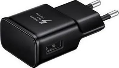 Produktbild von Schnell-Ladegerät für Original Samsung Galaxy A54 5G, A34 5G, A14 5G schwarz 15W USB-Netzteil 2A Adapter 2000mAH Travel-Charger