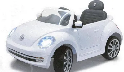 Produktbild von Jamara Ride-On VW Beetle weiß 27MHz ,460220