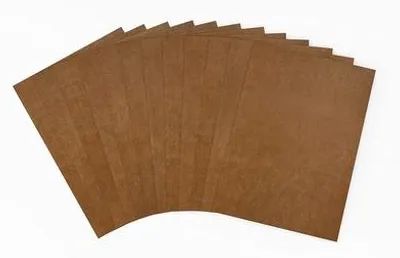 Image de Feuilles de papier végétaliennes, 12 pièces, 21 x 30 cm, 0,55 mm