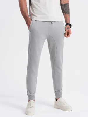 Produktbild von Ombre Clothing Herren-Jogginghosen Kuruisalili hellgrau L