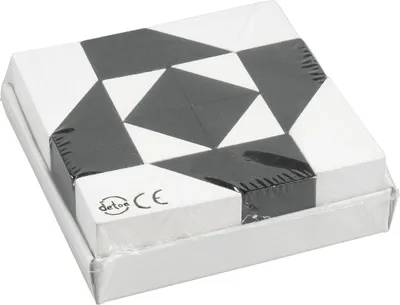 Produktbild von Detoa Tangram schwarz-weiß